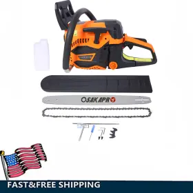 Etsg 699929489692 Gas Powered Chainsaw 62cc 2-stroke 22inch Handheld Cordless Petrol Chain Saw