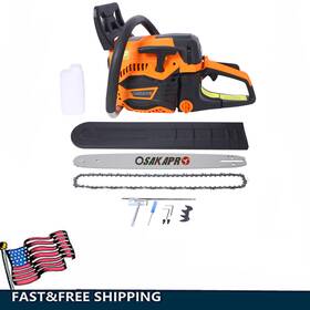 Etsg 699965479695 20 Inch Gas Powered Chainsaw 62cc 2-stroke Handheld Cordless Petrol Chain Saw