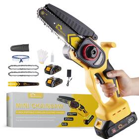 Eucuctic Uc-8100 Mini Chainsaw Cordless 6-inch Small With 2.0ah Battery Handheld Elec