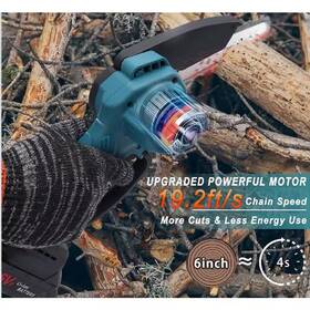 Eveage 705353412578 6 Inch Mini Chainsaw Handheld Small Pruning Saw