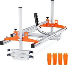Farmmac 313040835816 36 Inch Chainsaw Mill Portable Saw Lumber Cutting Guide Timber M