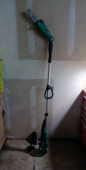 Ferrex Ccsx18f2 20v Li-ion Cordless 8 Inch Polesaw Ccs18f2 With Battery- Free Us Shipping