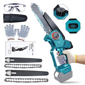 Fiihio 768383320107 Mini Chainsaw Cordless 6 Inch And 8 Electric For Makita 18v Battery Hand