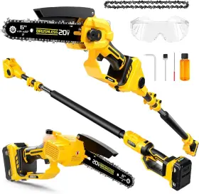 Ops6p-6p Fuhaus 20v Max Cordless Pole Saw And Chainsaw - 2-in-1 Design 14.2 Ft Reach Lightweight