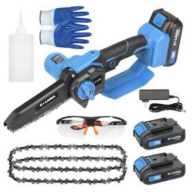 G Laxia 426908270049 20v Sierra De Mano Inalambrica 6 Pulgadas Para Podar Arbol Madera Con 2 Baterias