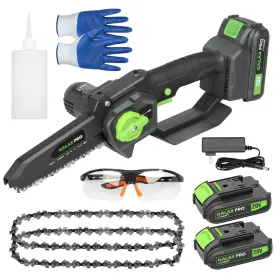 Galax Pro 426908264697 20v Sierra Inalambrica Con 2 Baterias Para Cortar Arboles Madera Kit En Oferta