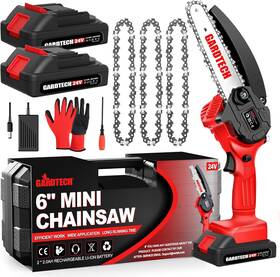 Gardtech 445048344397 Best Mini Chainsaw 6 Inch Cordless Portable Electric Chain Saw Handhel