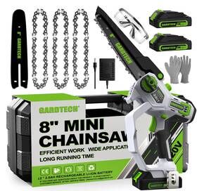 Gardtech 797387486861 Mini Chainsaw Cordless 8 Inch - Portable Electric Battery P