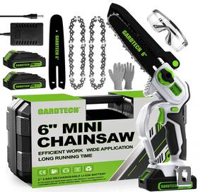 Gardtech 798220664569 Mini Chainsaw Cordless 6 Inch - Portable Electric Battery P