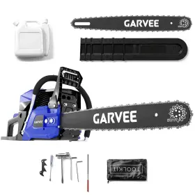 S302-ml0hg0j8ujlgzqj3x Garvee Gas Powered Chainsaw 58cc 2-stroke Chain Saw 20in Chainsaws With Ergon