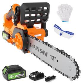 Gasky 680358297200 20v 12 Inch Cordless Chainsaw Brushless Electric With Auto Oiler