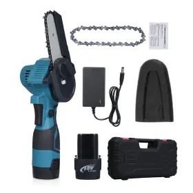 Lep5001763981562do Geevorks 18v Mini Chainsaw Cordless 4 Inch Small Electric Battery Powered Ha