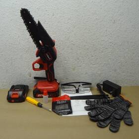 Gped Csd03mncw2222re Csnid Mini Chainsaw Cordless With 2 Batteries And Chains
