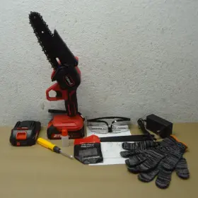 Csd03mncw2222re Gped Csnid Mini Chainsaw Cordless With 2 Batteries And Chains