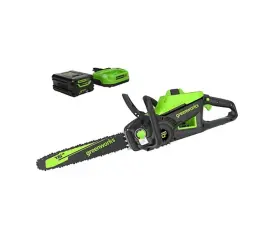 Greenworks 092733193982 60v Max 16 Inch Brushless Chainsaw 2.5ah Battery Charger