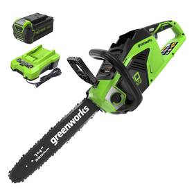 Greenworks 2020302 40v 14 Inch Cordless Chainsaw With 4.0ah Battery And 2a Charger