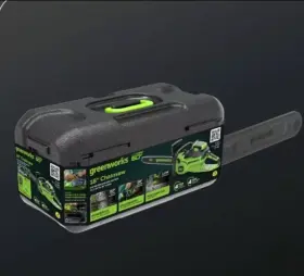 Greenworks 445029890899 60v 18 Inch Brushless Cordless Chainsaw 4.0ah Battery And 3amp Charger