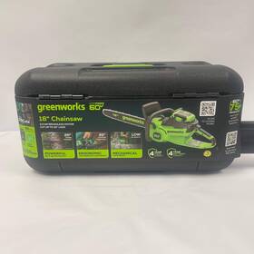 Greenworks 662877953 New 60v 18 Inch Chainsaw