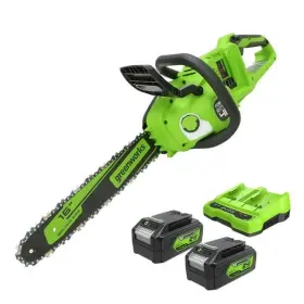 2x24v Greenworks 680358039909 48v 16 Inch Cordless Battery Chainsaw Green