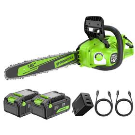 Greenworks Cs1652 48v 24v X 2 16 Inch Cordless Chainsaw With 4ah Battery Type-c Charger