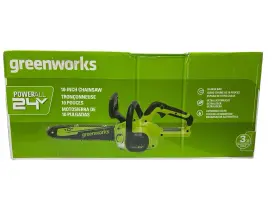 Cs24b00 Greenworks 24v 10 Inch Cordless Battery Compact Chainsaw Tool Only