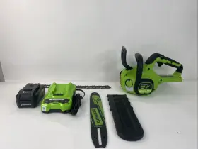 Cs24l00 Greenworks 24v 12 Inch Brushless Cordless Compact Chainsaw
