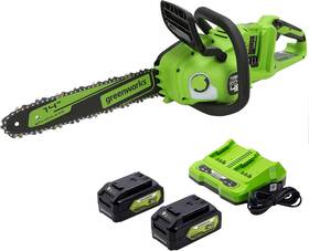 Greenworks Cs48l4410 48v 2 X 24v 14 Inch Brushless Cordless Chainsaw Great For Tree Felling