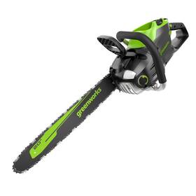 Greenworks Cs80l04 80v 20 Inch Brushless Cordless Chainsaw Felling Pruning Tool Only Green