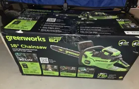 Csc404 Greenworks 60v Brushless Cordless 16 Inch Chainsaw Tool Only