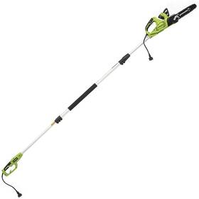 Greenworks Mo1403402 10 Inch 7 Amp Corded Electric Pole Saw Auto Chain Oil Dispenser Tree Branch Cutter