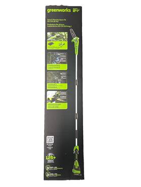 Greenworks Ps24b210 24v 8 Inch Cordless Pole Saw 3-piece Shaft With 2ah Battery And Charger
