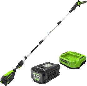 Greenworks Ps80l212 80v 10 Inch Brushless Cordless Polesaw Great For Pruning Trimming 2.0ah