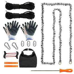 Gsshbr 748327183609 55 Inch High Reach Hand Rope Saw For Tree Limbs With 70 Sharp Teeth Blades On