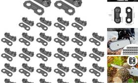 Hariendny 627938 1 Pn6nyxnn 30 Sets 3/8 0.375 Inch Chainsaw Master Chain Repair Links Connector