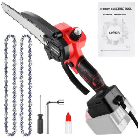 Mr-ldj-mwk8c Harvotex Mini Electric Chainsaw Cordless Battery Wood Cutter Saw Chain Saws For Milwaukee