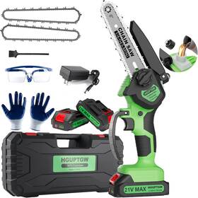 Hguptgw 313050083061 6 Inch Mini Chainsaw Cordless Auto-oiler And Tool-free Adjustment Chain Saw