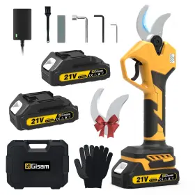 Hl-1303-sam Highsam Electric Pruning Shears For Gardening Battery Max 2.4 Inch Open