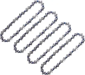 Hmxpls 313112724727 4 Pcs Inch Chainsaw Blade Mini Chain Replacement Portable Cordless