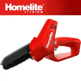 Homelite 705353080920 12v Lithium 6 Inch Battery Pruning Mini Chainsaw With Internal 2.5 Ah And