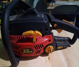 Homelite Ut10514 33cc Gas Chainsaw Chain Brake Auto Oiler Red/black/yellow