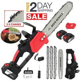 Homemart 653998426965 12 Inch Motosierra Mano Inal Mbrica De Bateria Electrica Para Cortar Arboles Madera