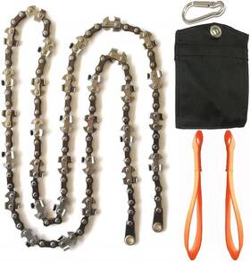 Homyall 711181280579 48 Inch High Reach Tree Limb Hand Rope Chain Saw For Trimming-upgraded Pock