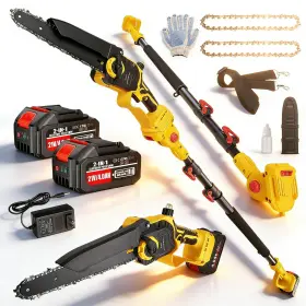 Huojydowdl 769067497788 2-in-1 Cordless Pole Saw For Tree Trimming Brushless Electric 8-inch Mini Ch