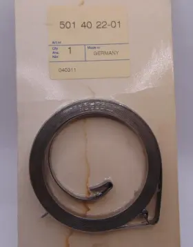 501-40-22-01 Husqvarna Starter Spring Nos Oem 501402201 For 65 77 160 180 280 285 380 480