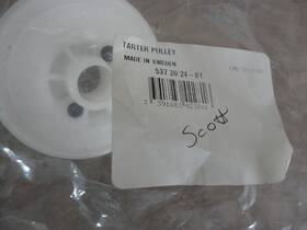 Husqvarna 537202401 One New Genuine Starter Pulley Factory Sealed Pkg