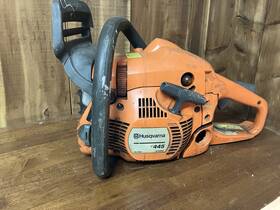Husqvarna 970515528 445 Chainsaw Runs Great No Bar