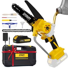 Imoumlive Dlj06 Mini Chainsaw Cordless 6inch Battery Powered Pruning Saw Powerful Electric