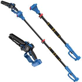 Ironface 735473360572 2-in-1 Cordless Pole Saw And Mini Chainsaw Combo For Makita 18v 20v Battery B