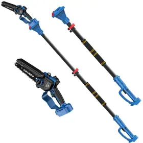 Ironface 735473360572 2-in-1 Cordless Pole Saw And Mini Chainsaw Combo For Makita 18v 20v Battery B