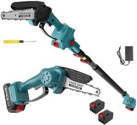 Itoolmax Us-ps201 2-in-1 Cordless Electric Pole Saws For Tree Trimming 8 Inch Chainsaw